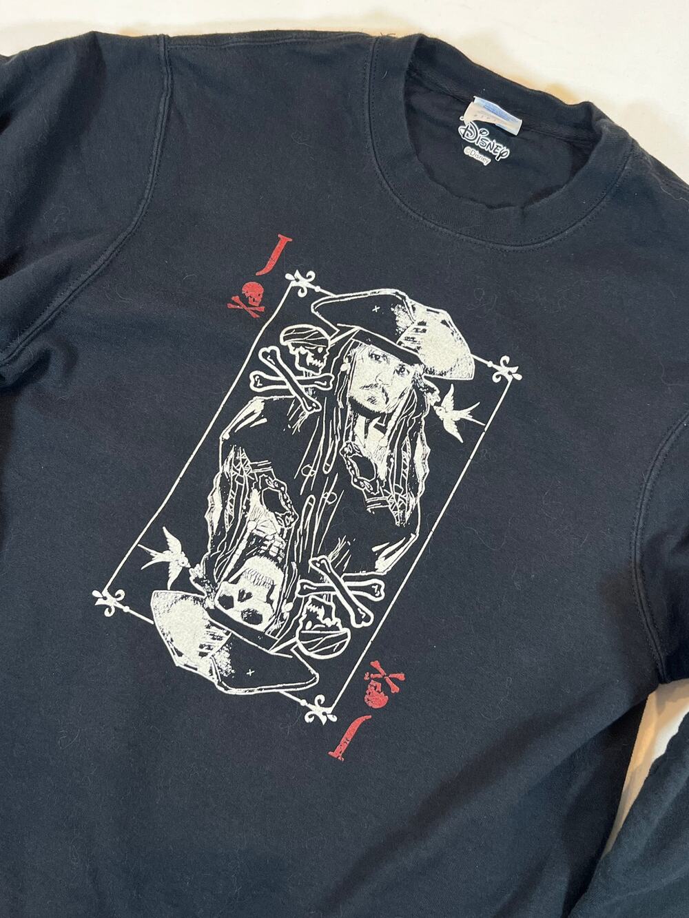Pirates of the Caribbean - Jack Sparrow Sweatshirt - Adult Size Small - preowned